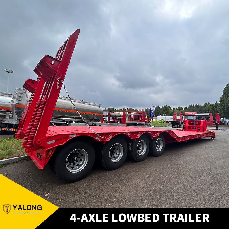 Trelar gwely isel 4-Echel