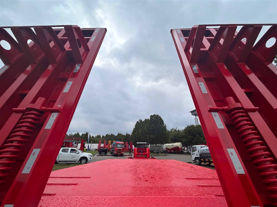 4-Axle Lowbed Trailer factory