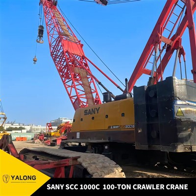 Sany SCC 1000c Craen Ymlusgo 100-tunnell